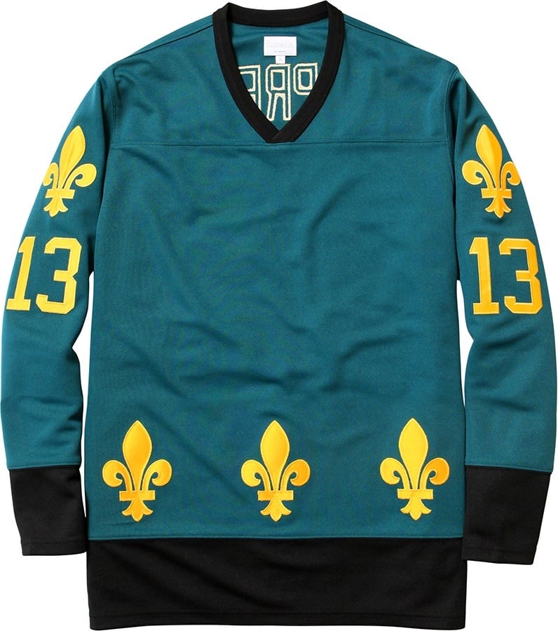 Fleur de lis Hockey Top view 2